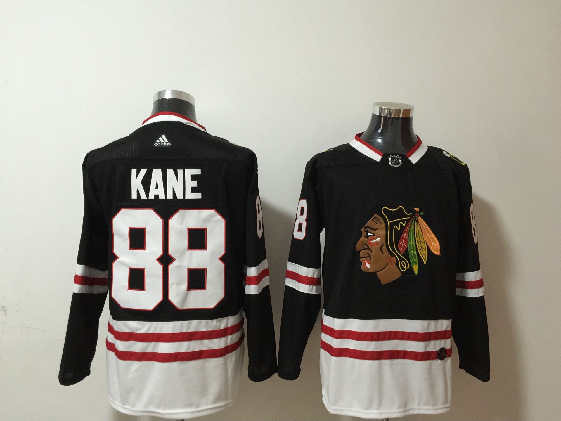 Chicago Blackhawks 88 Kane Men Adidas 2020 black Stitched NHL Jersey